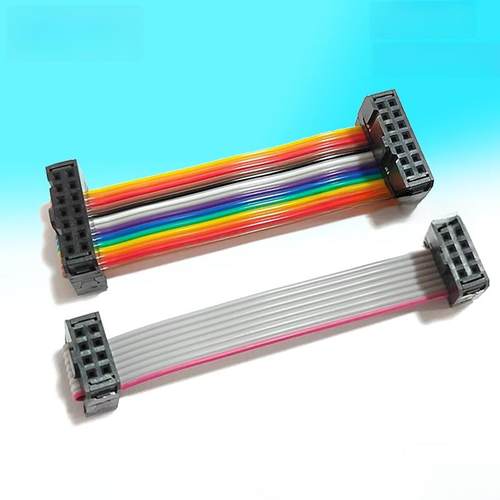 Idc2.54灰色彩色电缆Led屏幕连接/Jtag下载电缆Fc8P10P16P20P26P~