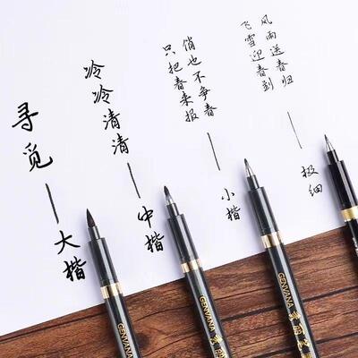 Beautiful writing calligraphy brush pen for practicing handw