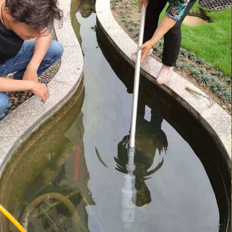 泳池水器吸器水鱼换水康污吸鱼池污吸机抽浇花小型别墅泥卿家用吸