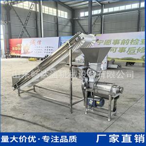 苹果凤梨柠檬榨汁机大型工业果蔬生姜渣汁分离柚子柑橘螺旋压榨机