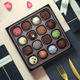 CHORO巧罗巧克力 情人节礼物无蔗糖手工夹心巧克力礼盒装高端礼物