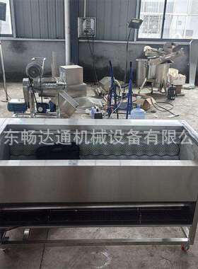 土豆生姜清洗去皮机毛刷清洗机全自动不锈钢胡萝卜马蹄荸荠清洗机