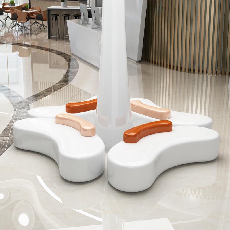 玻璃钢创意时尚商场休闲座椅休息区长凳机场等候椅子户外坐凳定制