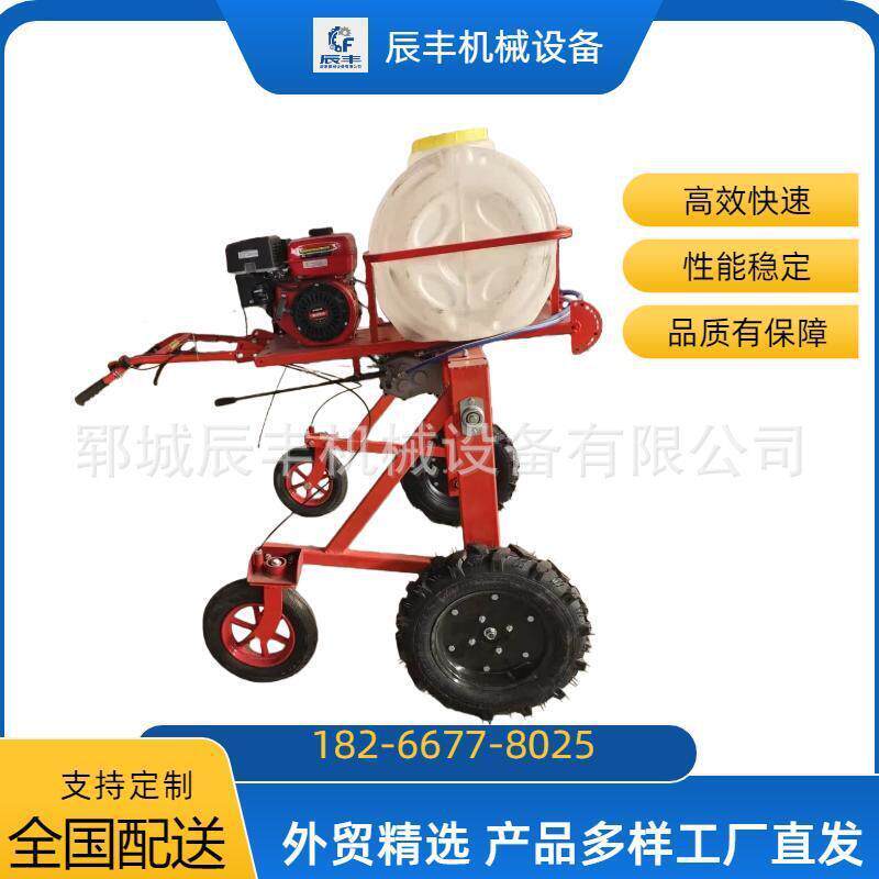 高压农用打药机手扶四轮打药车家用汽油喷药机麦地果园喷雾机小型