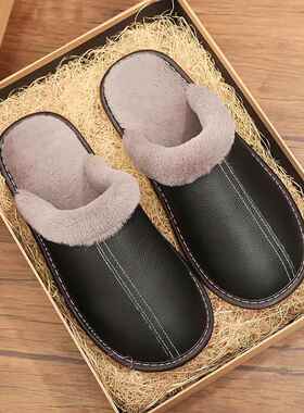男品牌拖鞋秋冬季家用棉室内防滑家居地板厚底防水0906b