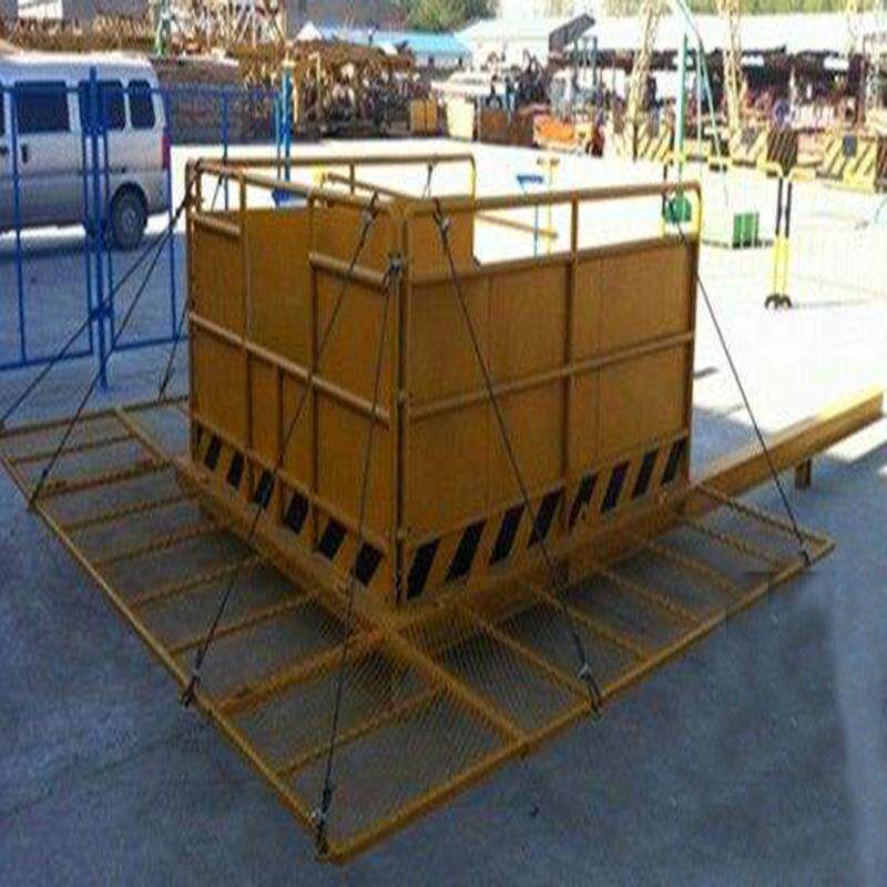 生产伸缩式卸料平台 标准化空作业 工地吊料建筑护栏