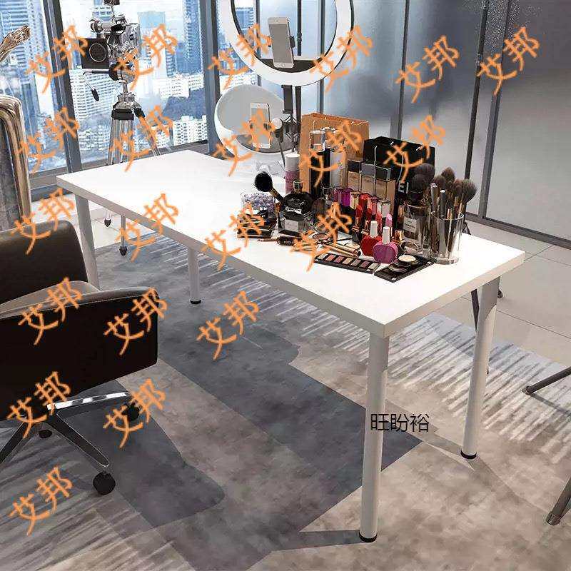 直播间桌子主播桌长方形台式电脑桌家用书桌主播桌电竞桌