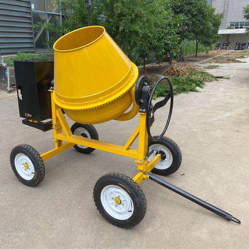 柴油动力可移动混凝土搅拌机两轮四轮CM350型立式水泥砂浆搅拌机