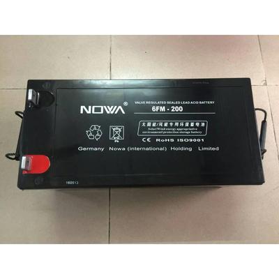 诺华蓄电池6FM-200 12V200AH太阳能 风能光伏发电十年寿命