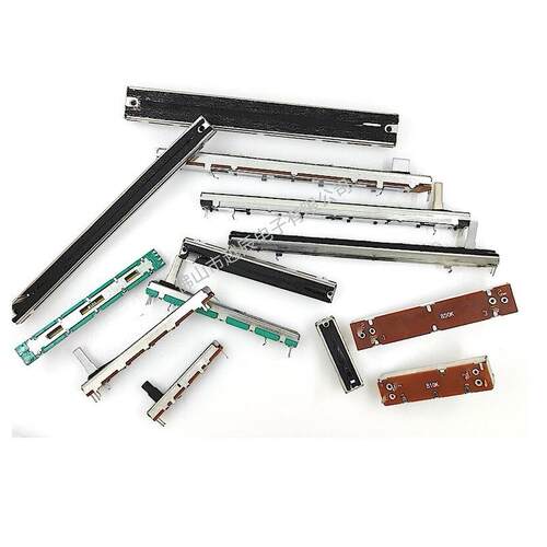 RV1010电位器带马达滑动100MM声卡调音台推子调速器功放可调电阻