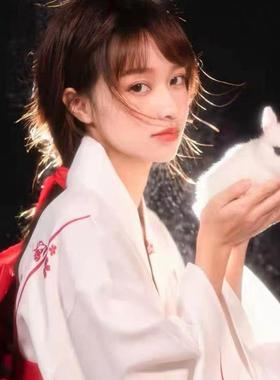 仿真兔子道具小白兔中秋玉兔古风摄影写真拍照走秀模型毛绒摆件