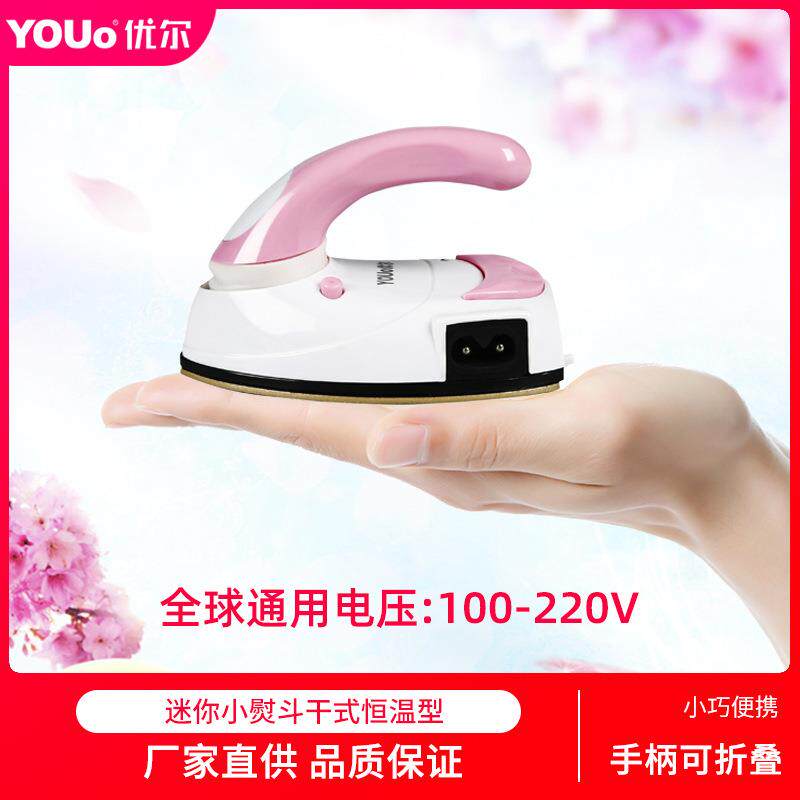 尔双电压迷你电熨斗优宿舍生家用小型便携学干式烫小斗功率Y-8Y-8