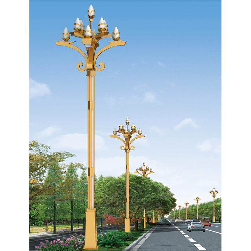 道路组合照明灯市政广场景观灯室外亮化道路玉兰灯公园小区投光灯