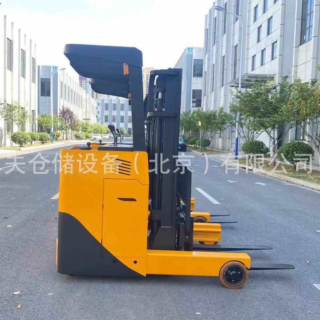 座驾式前移式电动叉车窄巷道托盘堆垛车货架叉车蓄电池堆高车高位