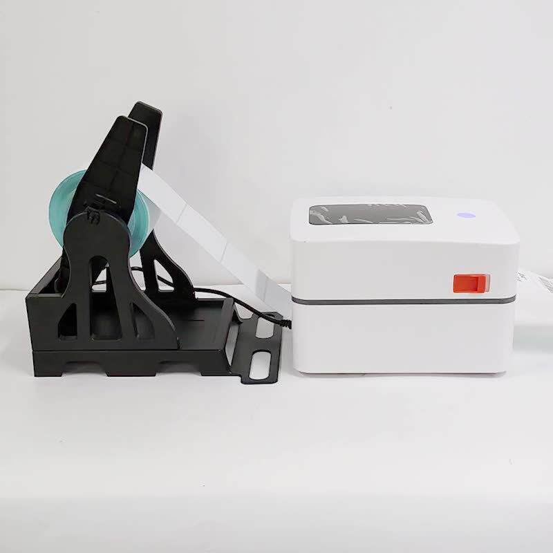 bsc-V5手摇回卷器不干胶标签条码打印机外置支架洗水唛手动收卷机