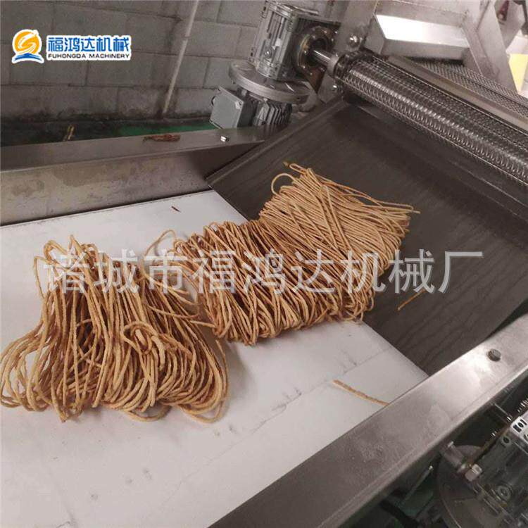 厂家供应金丝馓子油炸机馓子油炸线 薄脆麻花馓子商用油炸设备