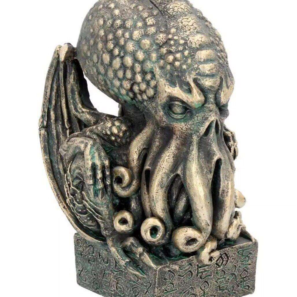 万圣节摆件克鲁苏神话雕像章鱼雕塑树脂工艺品 CTHULHU STATUE