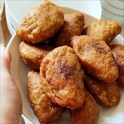 大同油炸糕灵丘特色小吃黄糕枣糕手工炸糕粘豆包广灵浑源黄米面糕