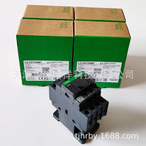 进口LC1D交流接触器交流线圈电压220VAC极数4P电流25A