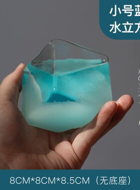 水立方天气预报风暴创意装饰摆件