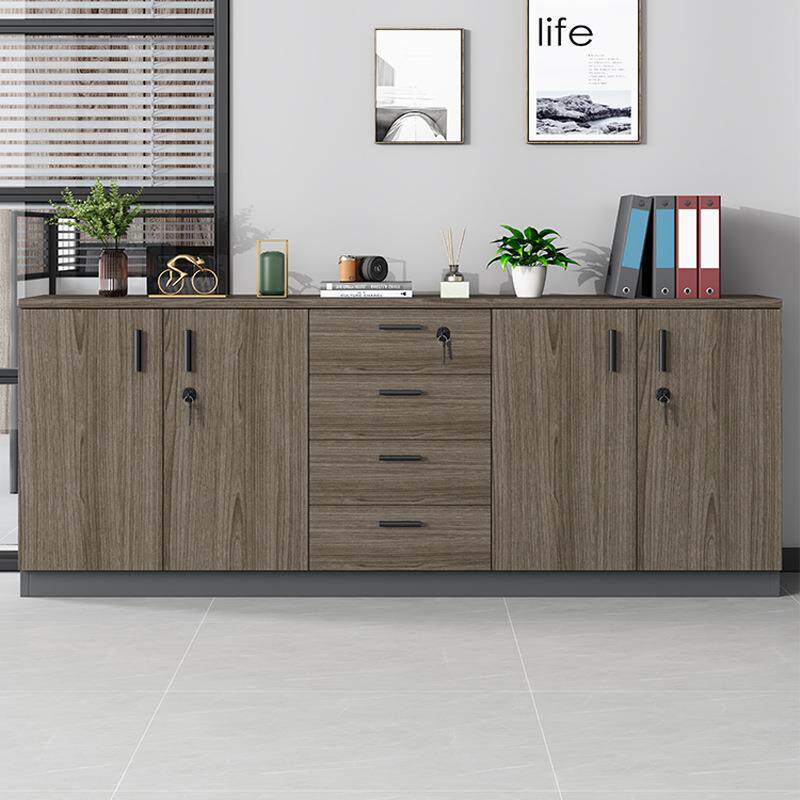 矮柜会议室茶水柜办公室办公柜子文件柜隔断柜带锁储物柜打印机柜