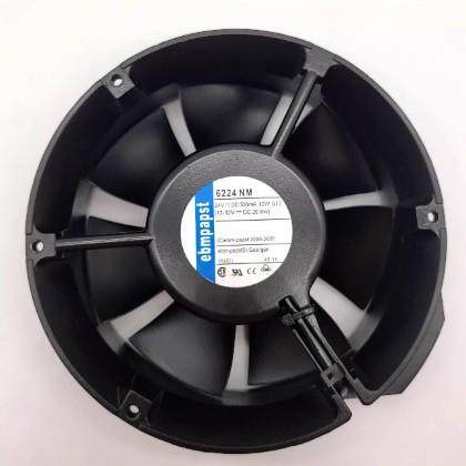 原装进口ebmpapst 24V 500mA12W 6224NM 12v-32v圆形金属散热风扇
