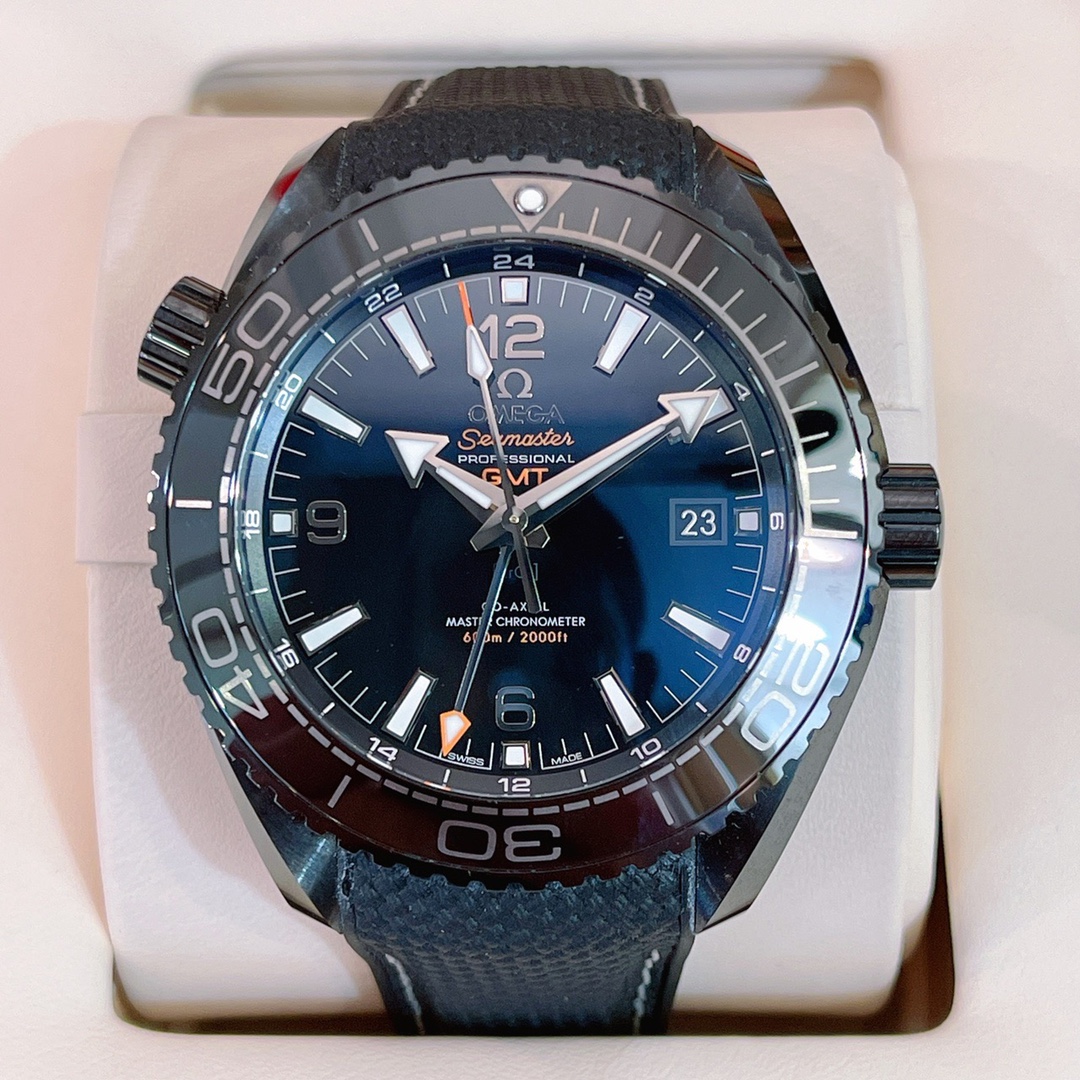 全套[98新]欧米茄海马600手表男款自动机械表215.92.46.22.01.001