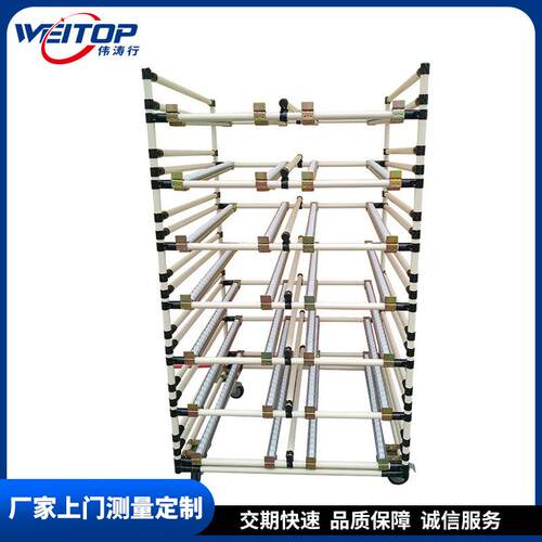 批量生产多层流利条货架可定线棒精益管输送台仓储货架线棒货架