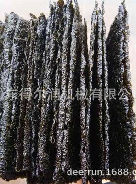 鼓泡海苔油炸机 自动连续油炸生产线 DER-3000 撒粉海苔加工设备