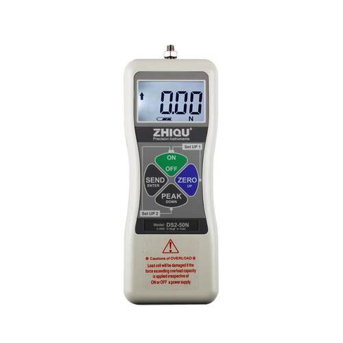 智取DS2数显推拉力计手持式测力计拉压力测力表100公斤1000N