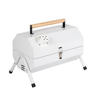 烤炉便携式 架庭院烧烤烧八角户外家用炉烤炉烧烧烟筒烤炉煎双面烤