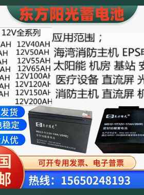 东方阳光蓄电池MS12V100AH65AH40AH38AH24AH17AH7AH直流屏EPS/UPS
