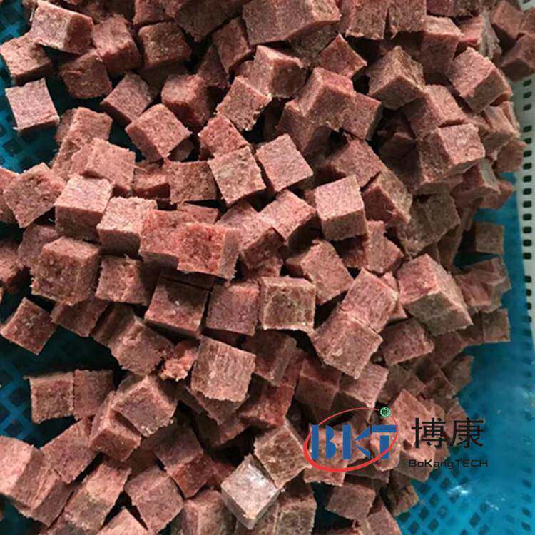 重组牛肉切丁机 切块机 全自动鸡米花切丁设备 鸡米花成型机