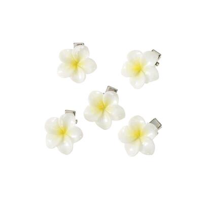 5Pcs/Set Sweet Plumeria Hairpin Hair Clips For Kids Girls Fl