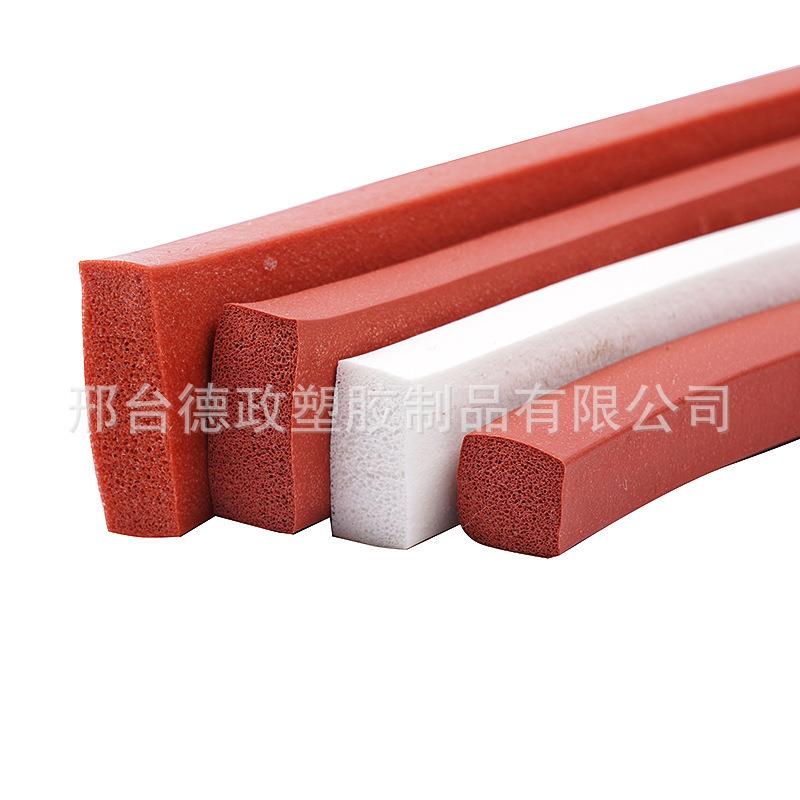 硅胶发泡比重0.4方形密封条耐高温烤箱用密封胶密封防水硅橡胶