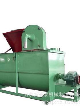 猪用饲料粉碎搅拌机价格粉碎混料一体机器卧式搅拌机现货供应