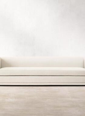 北欧简约大小户型客厅创意设计师布艺沙发意式RH单双三沙发组合