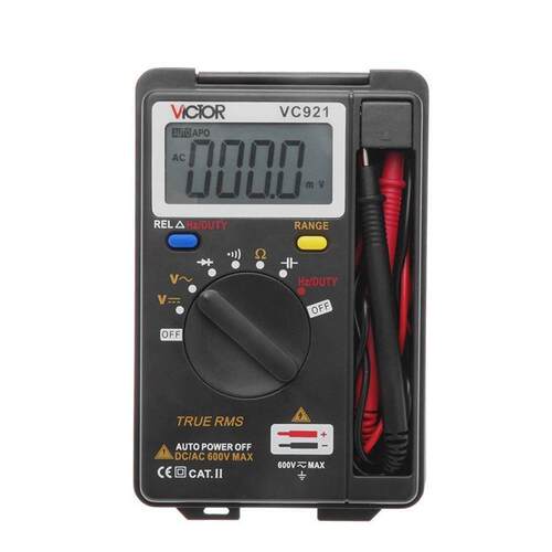 胜利VC921卡片型万用表 口袋式 迷你型数字显示万用表 微小型表