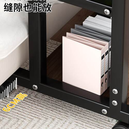 床边舍桌可移动桌家子用学生小书宿桌简易出租屋懒人升降电F5M89H