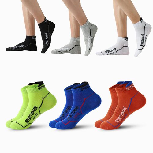 6 Pairs Breathable Comfortable Basketball Socks High