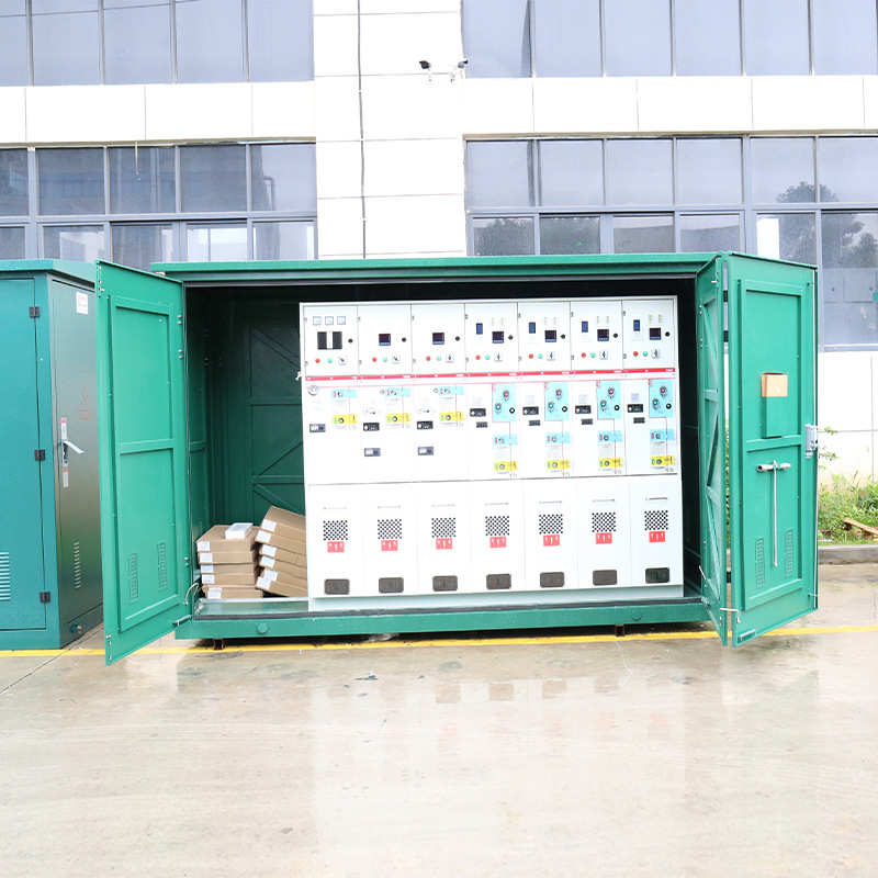 定制户外不锈钢环外箱（KXRM6-12）固体绝缘环网柜 高压开关柜