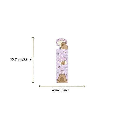 30pcs Capybara Bookmark for Readers Durable Paper Perfect fo