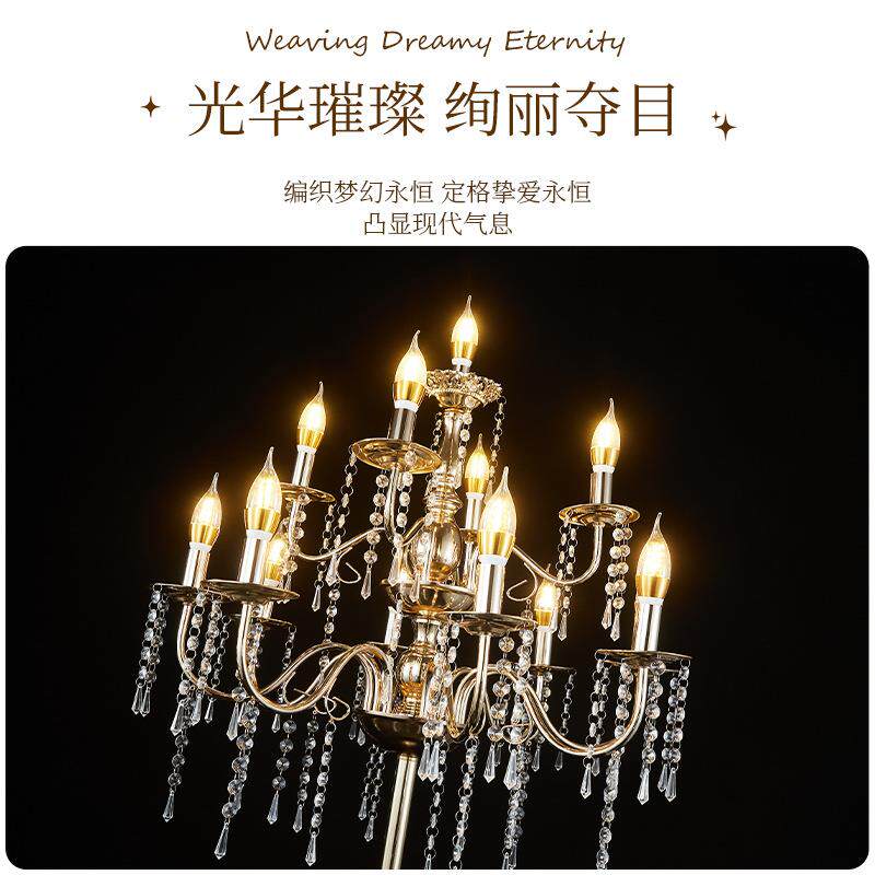 跨境结婚庆道具欧美简约风欧式烛光烛台路引婚庆酒店舞台创意摆件