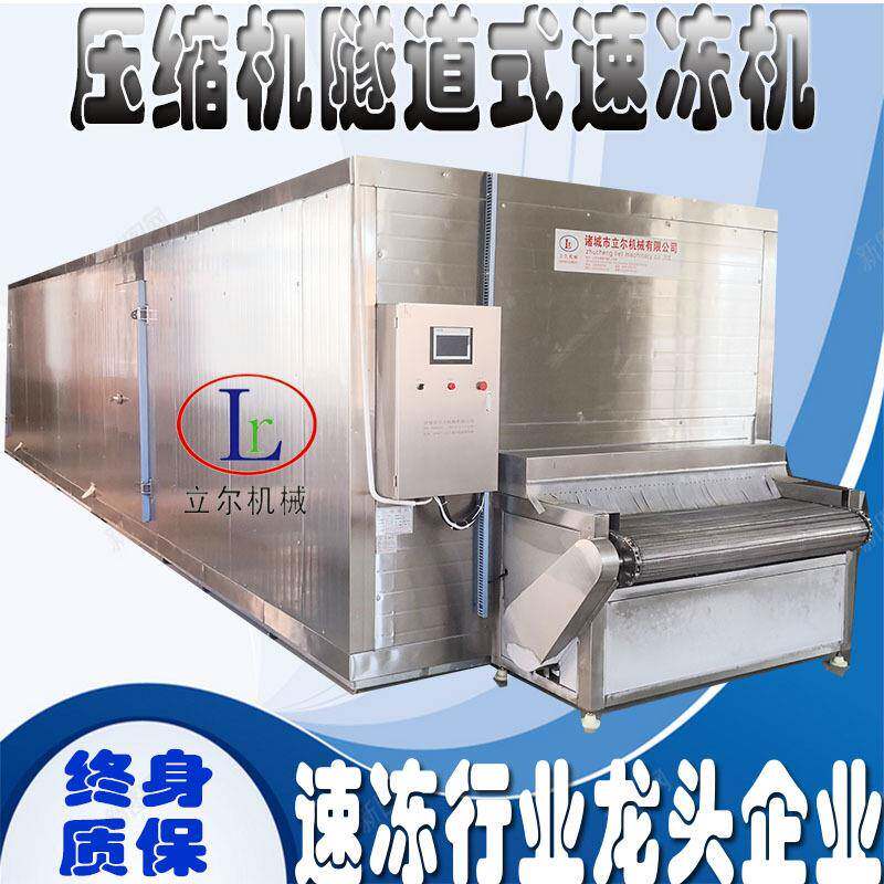 速冻机鱿鱼单冻机海鲜隧道IQF速冻机器 盒装海鲜速冻设备商用设备
