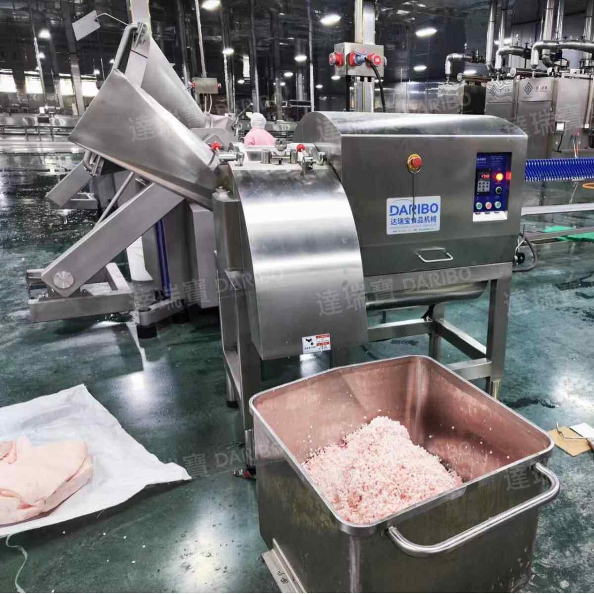 W不锈钢肉切丁机 大型厂自动猪牛羊切丁机肉切土豆萝WPP冻卜丁工