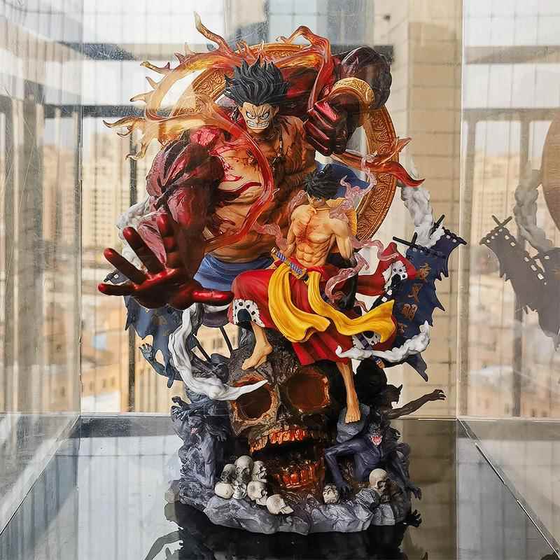 海贼王手办和之国鬼泣索隆GK超大型不动明王路飞模型摆件生日礼物