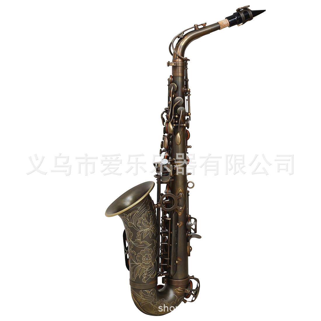 磨砂中音萨克斯降E调复古萨克斯全套成人初学专业萨克斯跨境