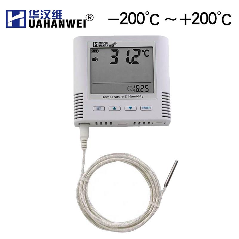 工业PT100温度计高精度测量设备 热电阻低温温度记录仪报警器图片