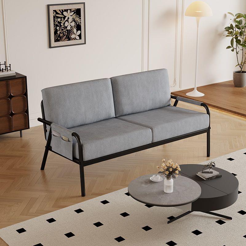 布艺沙发客厅出租房卧室新款双人沙发简约现代网红单人小户型沙发