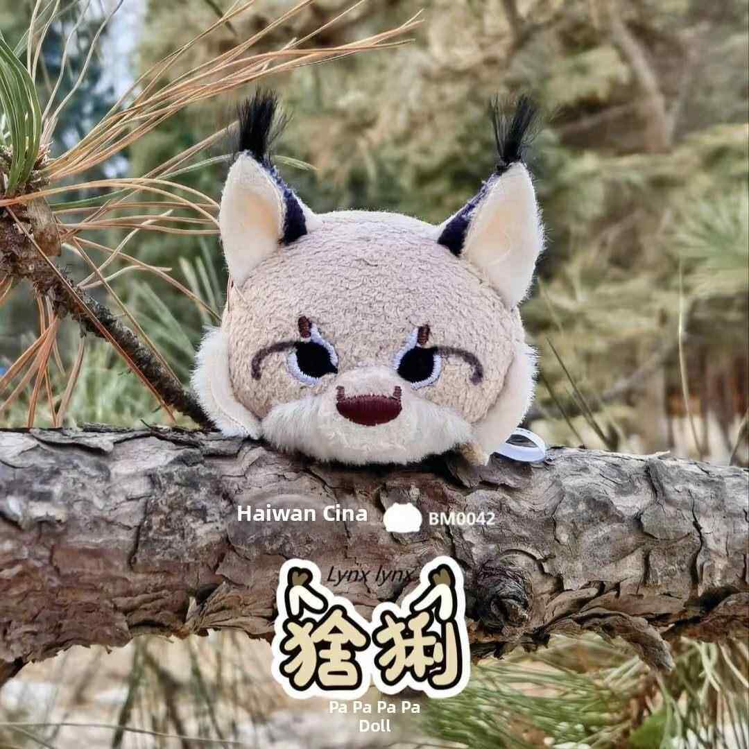 【红山猫铺限定】BAMBOOMATES猞猁趴趴公仔毛绒玩具